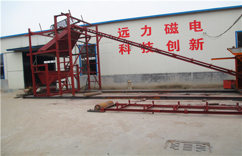 干式磁選機(jī)，上海CTG-7522干選磁選機(jī)_小型鐵礦石上海CTG-7522干選磁選機(jī)_工作原理 _選礦流程